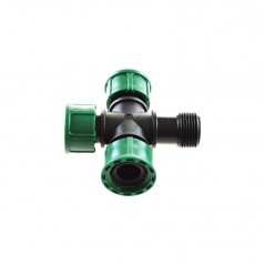 100 Connettori Per Irrigazione A Goccia: Diritti, Per Tubi 4/7 Mm, In ABS, Per Giardino E Serre