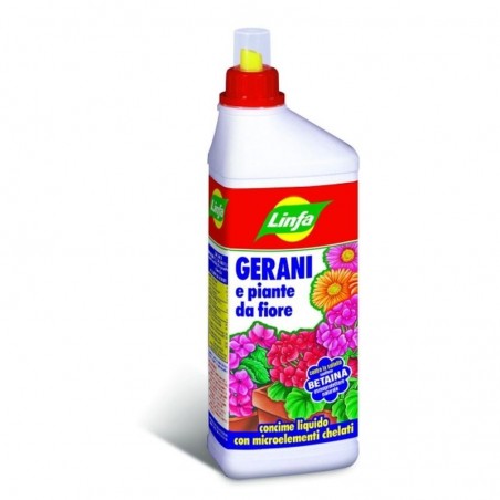 Concime liquido Gerani e piante da fiore