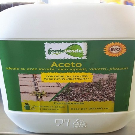 Diserbante naturale Acido Acetico Concentrato - 5 Litri