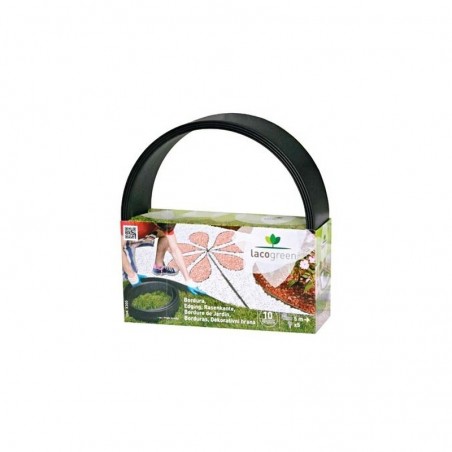 Bordura lacogreen 5 mt nero rigenerato