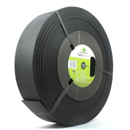 Bordura lacogreen pro 45 mt nero rigenerato