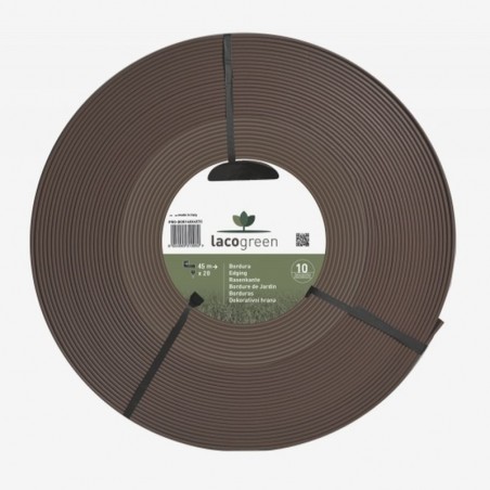 Bordura lacogreen pro 45 mt cacao rigenerato
