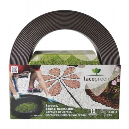 Bordura lacogreen 15 mt cacao rigenerato